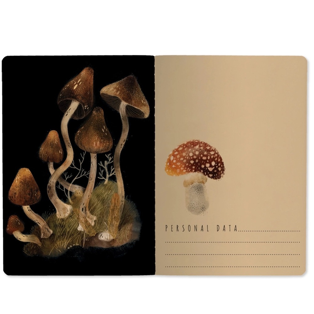 Set of 2 Gorgeous Gold Foil Detailed Soft Touch Notebook Journals - lovely gift! - Picture 5 of 11